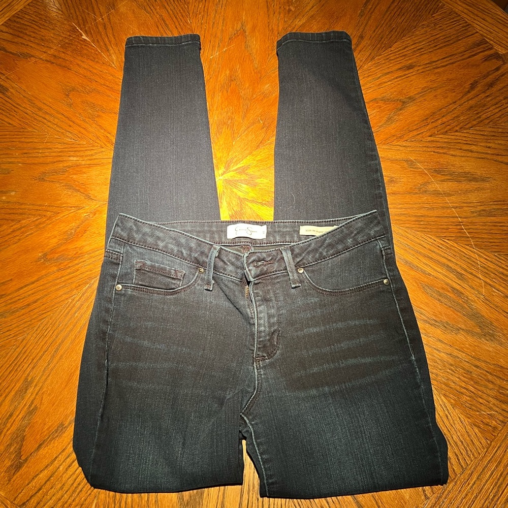 Size 27 jeans, high waisted and skinny